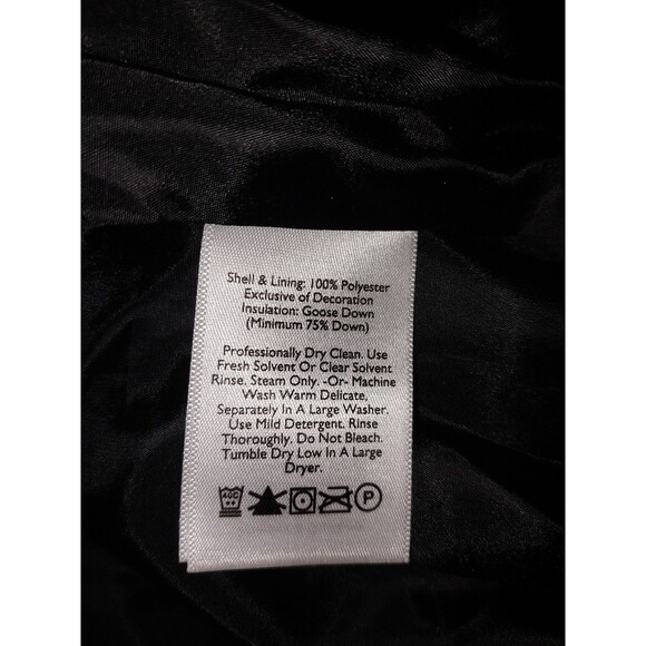 Eddie Bauer Vest Women's Large Black Red Plaid Goose Down Quilted Puffer Outdoor - Picture 6 of 7